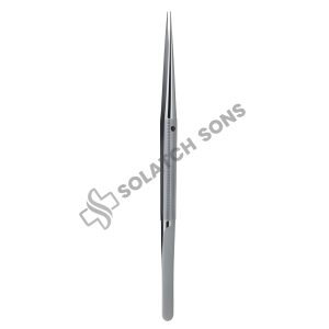 Micro Suture Forceps with Tying Platform  Precision Surgical Instrument, 6 mm, 0.4 mm, 15–21 cm