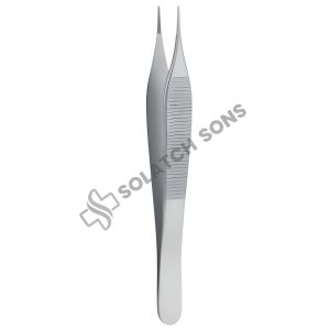 Micro Adson Delicate Dissecting Forceps, Smooth Tip (STR), 1.0 mm, 12 cm / 15 cm