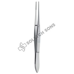 Delicate Dissecting Forceps, 1 mm, 10 cm (4") – STR / CVD Options