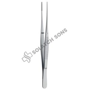 Semken Delicate Dissecting Forceps, 1 mm, STR / CVD, 12.5 cm – 15 cm