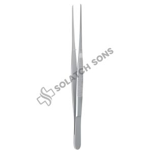 Delicate Dissecting Forcep – Smooth, STR, 2 mm, 18 cm (7")