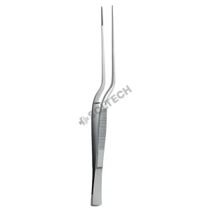 Taylor Bayonet-Shaped Dissecting Forcep with Dissector End – STR, 1.5 mm, 18.5–19.5 cm (7 1/4" – 7 3/4")