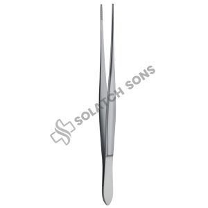 Cushing Delicate Dissecting Forceps, Smooth Tip (STR), 1.8 mm, 18 cm (7")