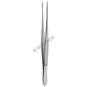 Cushing Delicate Dissecting Forceps, Smooth Tip (STR), 1.8 mm, 18 cm (7")