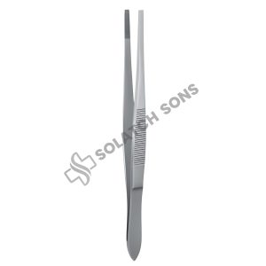 Standard Dissecting Forcep – STR, 2 mm, TC (Various Lengths: 14.5–25 cm / 5 3/4" – 10")