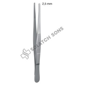 Ochsner Suture Dissecting Forceps, STR, 2.5 mm, 14.5 cm (5 3/4")