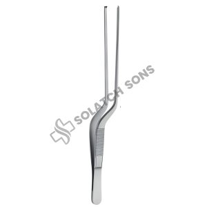 Jansen Bayonet-Shaped Ear Dressing Forcep – 2 mm, 16–20 cm (6 1/4" – 8"), 1:2