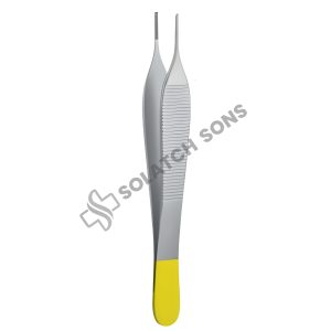Standard Adson Delicate Tissue Forcep – STR, 1 mm, 12–15 cm (4 3/4" – 6"), TC