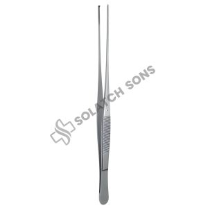 Brophy Delicate Tissue Forceps – STR / CVD, 2 mm, 20 cm (8"), 1:2