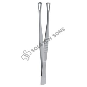 Duval Intestinal & Lung Forceps – STR, 10 mm, 14.5 cm (5 3/4")