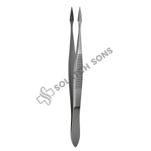 Hunter Splinter Forceps – Straight & Curved | 10.5 cm (4 1/4")