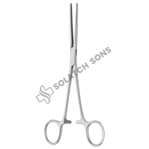 Rochester-Pean Hemostatic Forceps Surgical Instrument Set (Straight & Curved, 24 cm & 26 cm)