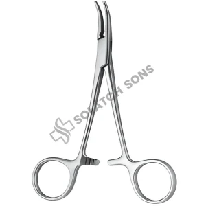 Moynihan Hemostatic Forcep – Curved Sideways (CVD Sideways), 13.5 cm (5 1/2") Surgical Vessel Clamp