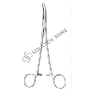 Fuchsig Hemostatic Forcep – Curved (CVD), 19 cm (7 1/2") Surgical Vessel Clamp
