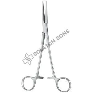 Benglea Hemostatic Forcep – Cross Serrated, Straight (STR) & Curved (CVD), 20–26 cm Surgical Vessel Clamps