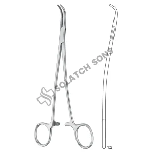 Overholt-S Ligature Forceps S-CVD – 18.5–24 cm (7¼"–9½") Surgical Instrument