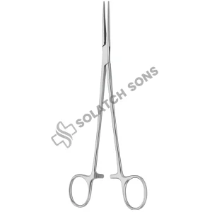 Heiss Ligature Forceps – Straight & Curved (CVD) Options, 20 cm (8") Surgical Instrument