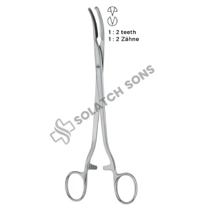 Mikulicz Peritoneal Forceps CVD – 20 cm (8"), 1:2 Surgical Instrument