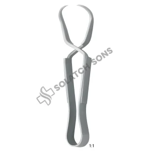Schadel Towel Forceps CVD – 9 cm (3½"), 1:1 Surgical Instrument