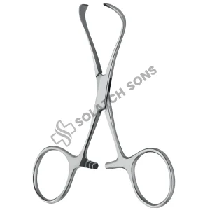 Lorna Towel Forceps — Surgical Draping Clamp (10–13 cm / 4"–5")