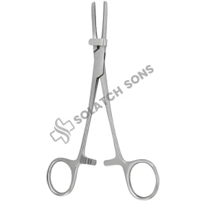 Tubing Forceps with Safety Guard — Surgical Tube & Line Clamp (15–20 cm / 6"–8")