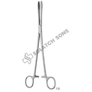 Collin Cotton Swab Forceps, Straight (STR) – 25 cm / 10" Surgical Instrument