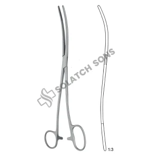 Bozemann-Douglas S-CVD Cotton Swab Forcep 26 cm – Precision Surgical Instrument 10 1/4"