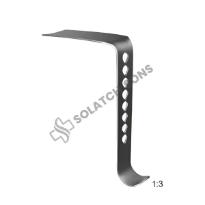 Abdominal Retractor 105 x 36 mm Surgical Stainless Steel Retractor for Abdominal & General Surgery