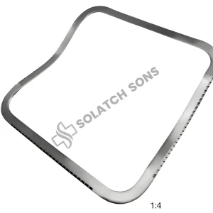 Abdominal Retractor Solid Frame 240 x 240 mm Stainless Steel Surgical Retraction System