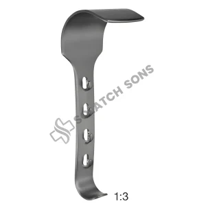 Abdominal Retractor Frame 255 x 178 mm Surgical Stainless Steel Retractor System Frame