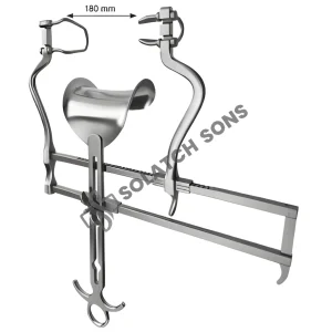 Balfour USA Model Abdominal Retractor 200 mm Self-Retaining Surgical Retractor – 45 x 68 mm & 68 x 85 mm Blades