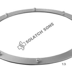 Abdominal Retractor Complete Set with Solid Frame 255 x 220 mm Surgical Retraction System
