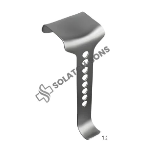 Abdominal Retractor 56 x 56 mm Surgical Stainless Steel Retractor for Abdominal & General Surgery