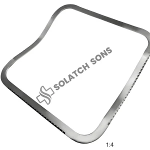 Abdominal Retractor Solid Frame 240 x 240 mm Stainless Steel Surgical Retraction System